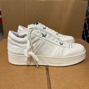 Jimmy Choo Hawaii Leather low top Sneakers‎ size 40 Brand New